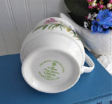 Mug Buttercups Harebells Clover Buttercups English Bone China 1990s RHS Queens