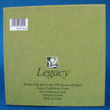 Boxed Memo Set House Picket Fence 150 Sheets Note Paper In Caddy 1990s Unopened