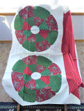 Fabric Panel Cut And Sew Christmas Memories Wreath Xmas Patchwork Cranston VIP