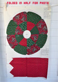 Fabric Panel Cut And Sew Christmas Memories Wreath Xmas Patchwork Cranston VIP