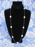 Illusion Multi Color Fresh Water Pearl Necklace Boxed New 18 Inches Long