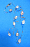 Illusion Multi Color Fresh Water Pearl Necklace Boxed New 18 Inches Long