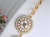 Pearl Rhinestone Plaque Bib Statement Necklace Geometric Gold Plated Adjustable