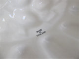 English White Ironstone Pudding Mold Casserole Oval Baking Dish Mould 1970s