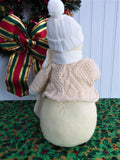 Snowman Soft Winter Decor Christmas Stockings 1990s Russ Judy Lynn Collection