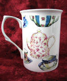 English Afternoon Tea Party Mug English Bone China Teapots Teacups Old Stock