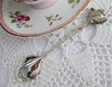 Teapot Topped Silver Tea Spoon 1990s Cute Silverplated spoon