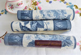 Wallpaper Border Blue Classical Floral 5 Yards X 9 Inches 1.5 Rolls Waites 2006