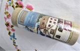 Wallpaper Border Victorian Seaport 15 Feet X 7 Inches 1990s Unused Roll Blue