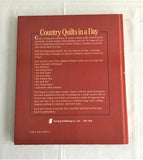 Book Country Quilts In A Day Guide Hardback 1991 Quilting Guide Primer Sewing How To