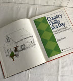 Book Country Quilts In A Day Guide Hardback 1991 Quilting Guide Primer Sewing How To
