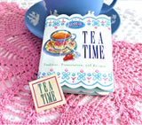 Tea Time Mini Book 1992 Tradition Presentation Recipes Hardback With Dust