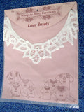 Wimpole Street Creations Battenburg Lace Inset 1992 White Lace Collar