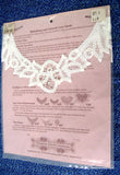 Wimpole Street Creations Battenburg Lace Inset 1992 White Lace Collar