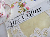 Daisy Kingdom Battenburg Lace Collar 1993 For Simplicity Pattern 8870 White Lace