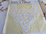 Daisy Kingdom Battenburg Lace Collar 1993 For Simplicity Pattern 8870 White Lace