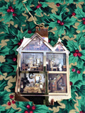 Bing And Grondahl First Doll House Christmas Tree Ornament Boxed 24kt Gold Plated