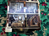 Bing And Grondahl First Doll House Christmas Tree Ornament Boxed 24kt Gold Plated
