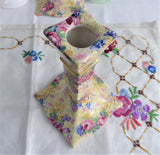 Pair Welbeck Chintz Royal Winton Candleholders 1995 Reissue ONly 500 Made For Victoria Magazine