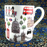 London Icons Mug Whittard Tea English Bone China Royal Tea Party Series