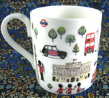 London Icons Mug Whittard Tea English Bone China Royal Tea Party Series