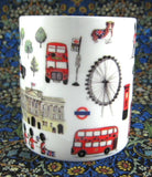 London Icons Mug Whittard Tea English Bone China Royal Tea Party Series
