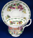 English Country Cottages Royal Albert Norfolk English Cottages Cup and Saucer