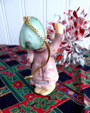Cute Goebel Hummel Ornament 1997 Stocking For Dolly Porcelain Girl With Doll