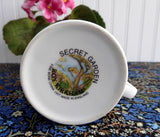 Colorful Iris Lilies Daffodils Botanical Mug Roy Kirkham Secret Garden 1997 Bone China