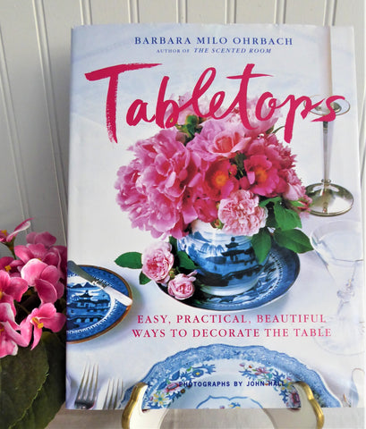 Book Tabletops Barbara Milo Ohrbach 1997 Coffee Table Hardback Tea Party Table Decor