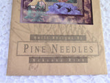 Quilt Pattern Ruffled Feathers 1997 Quilting Pine Needles Lake Ducks Mountains Unused