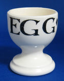 Emma Bridgewater Egg Cups 4 Boiled Egg Black And Marmalade Toast Eggcup Seconds