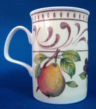 Mug Roy Kirkham Antiqua Blueberries Apples Pear English Bone China