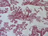 Country Red Toile Placemats Set of 4 Unused Table Linens 2000 Rectangular