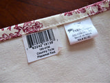 Country Red Toile Placemats Set of 4 Unused Table Linens 2000 Rectangular