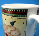 Debbie Mumm Mug Weathervane Country Cats Checks Watermelon 2000