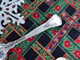 Gorham Chantilly Serving Spoon Sterling 2002 Christmas Snowflake Holiday Tea