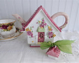 Cottage Teapot Old Country Roses Royal Albert Genuine Coordinate 2002 Tea For Two