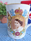 Mug Golden Jubilee Of Queen Elizabeth II 50 Years 2002 Lovely Graphics