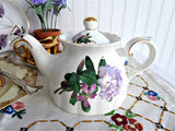 Royal Patrician Rhododendron Teapot Pink And Mauve English Azaleas Tea Party