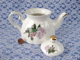Royal Patrician Rhododendron Teapot Pink And Mauve English Azaleas Tea Party