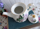Royal Patrician Rhododendron Teapot Pink And Mauve English Azaleas Tea Party