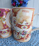 Royal Albert Lady Carlyle Collage Mug Pair Afternoon Tea Series Elegant Tea Mugs