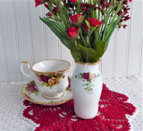 Old Country Roses Vase 4.5 Inch Royal Albert Bone China Not English