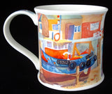 Dunoon Tea Mug By The Sea Boat Beach Chairs 2007 Artist Emma Ball