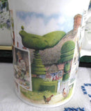 Mug Dunoon England Cottage Life Thatched Cottage Topiaries Country Folk At Home