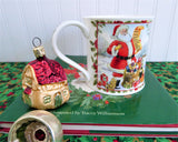 Dunoon Santa Mug Seasons Greetings Richard Partis 2007 Christmas Holiday NWT Old Stock
