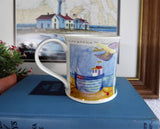 Dunoon By The Sea Mug Emma Ball Beach Huts Boats Chairs New 2007 By The Sea