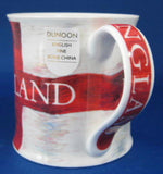 Cross Of St George Mug Dunoon England Flag Red And White English Bone China