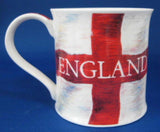 Cross Of St George Mug Dunoon England Flag Red And White English Bone China
